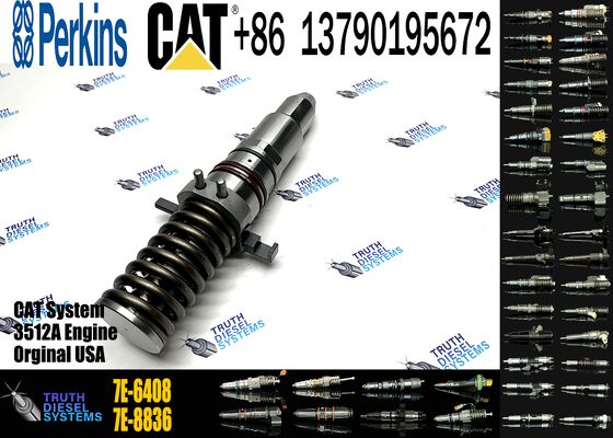 High Quality Excavator Common Rail Fuel Injector 7E6408 7E-6408 Fuel Injector for Ccaterpillar 3508 3512 3516 Generator