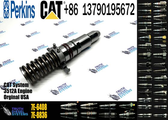 High Quality Excavator Common Rail Fuel Injector 7E6408 7E-6408 Fuel Injector for Ccaterpillar 3508 3512 3516 Generator