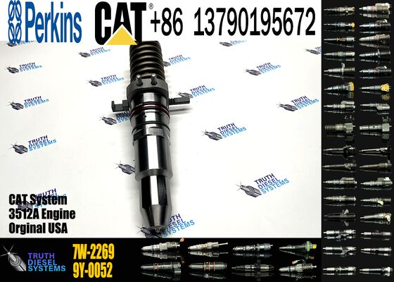 Excavator Parts 7E-6408 Common Rail Fuel Injector for Ccaterpillar 3508 3512 3516 7W-2269 Injection Assembly 7E6408 7W2269