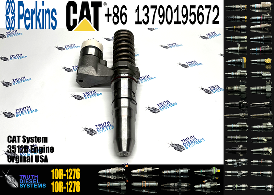 Excavator Parts 392-0215 Fuel Injector 3920215 10r-1276 10r1276 for Cat 3508b 3512b 3516b3512c 3516c Series