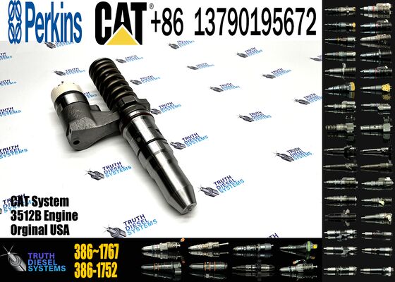 3512B Diesel Engine Parts Fuel Injector 386~1767 392-0208 2OR-1276 386-1760 for Construction Machinery