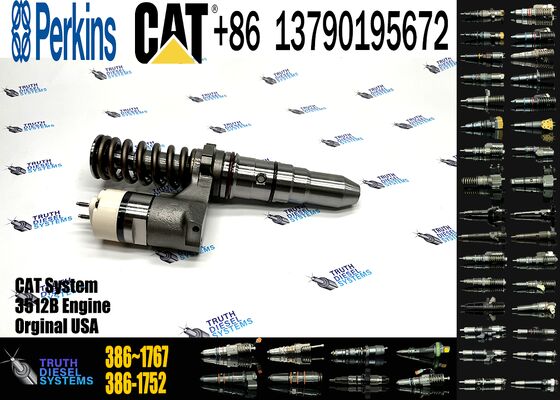 3512B Diesel Engine Parts Fuel Injector 386~1767 392-0208 2OR-1276 386-1760 for Construction Machinery