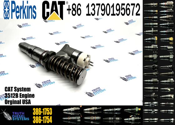 C3500B Injector Excavator Engine Injectors 386-1752 386-1753