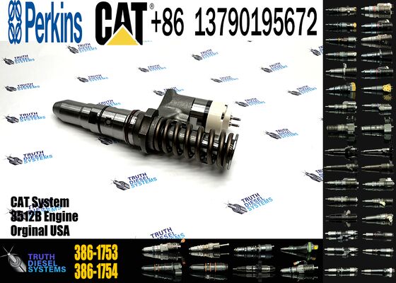 C3500B Injector Excavator Engine Injectors 386-1752 386-1753