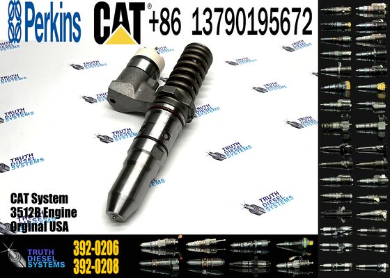 Common Rail Fuel Injector 392-0206 3920206 386-1758 3861758 250-1306 2501306 132-0202 Injector for Ccaterpillar 3508 3512 Engine
