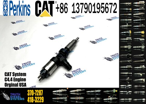 New Ccaterpillar Excavator C4.4 312E 420F Engine Fuel Injector Model 370-7287 20R-2480 T4-09983 295050-0421 Injection Valves