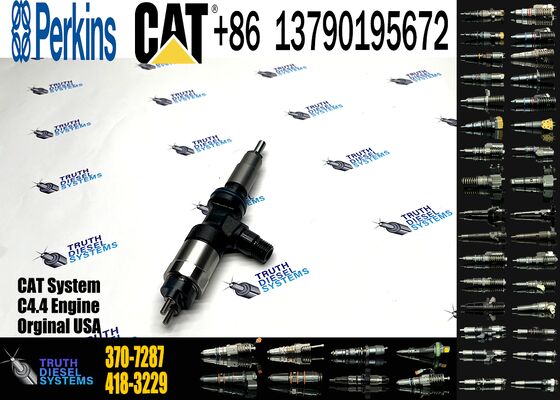 New Ccaterpillar Excavator C4.4 312E 420F Engine Fuel Injector Model 370-7287 20R-2480 T4-09983 295050-0421 Injection Valves