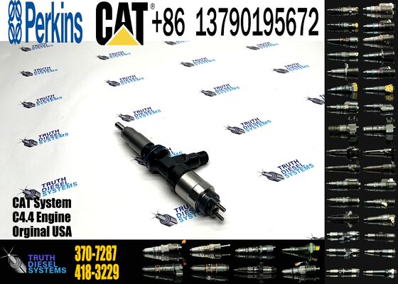New Ccaterpillar Excavator C4.4 312E 420F Engine Fuel Injector Model 370-7287 20R-2480 T4-09983 295050-0421 Injection Valves