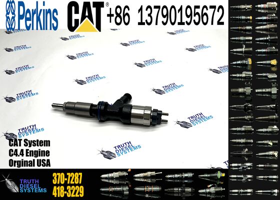 New Ccaterpillar Excavator C4.4 312E 420F Engine Fuel Injector Model 370-7287 20R-2480 T4-09983 295050-0421 Injection Valves