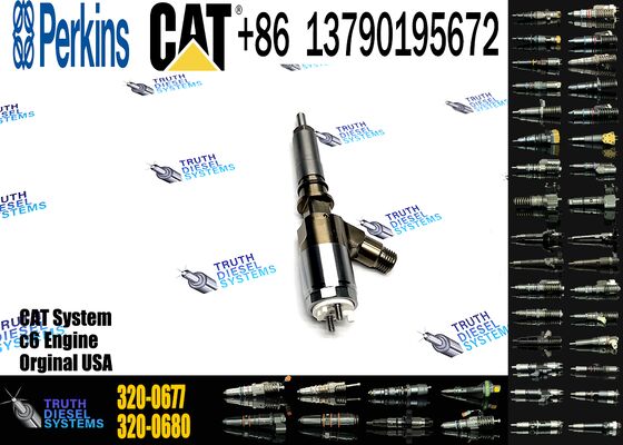 Diesel Injector 320-0677 320-0680 320-0690 10R-7671 2645A746 Fuel Injectors for CAT C4.4 C6.6 Engine Construction Accessories