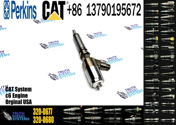 Diesel Injector 320-0677 320-0680 320-0690 10R-7671 2645A746 Fuel Injectors for CAT C4.4 C6.6 Engine Construction Accessories