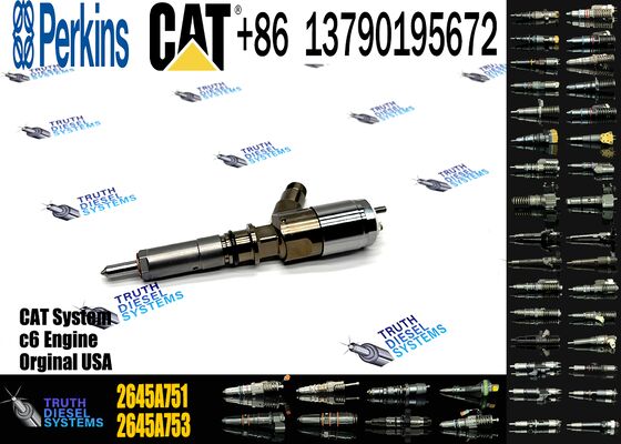 Fuel Injector 320-0655 for Ccaterpillar Excavator Parts C6.6 Engine Fuel Injection 3200655 2645A751 1104D-44T