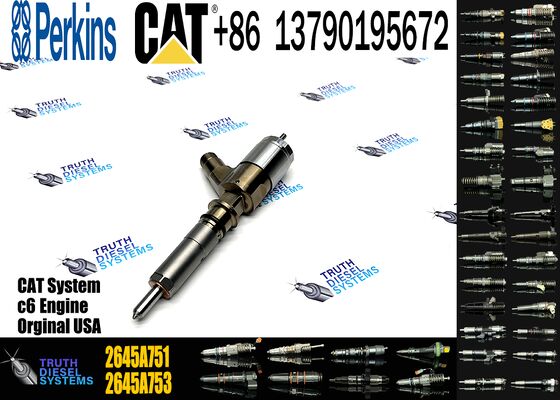 Fuel Injector 320-0655 for Ccaterpillar Excavator Parts C6.6 Engine Fuel Injection 3200655 2645A751 1104D-44T