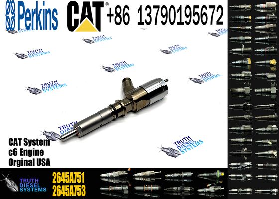 Fuel Injector 320-0655 for Ccaterpillar Excavator Parts C6.6 Engine Fuel Injection 3200655 2645A751 1104D-44T