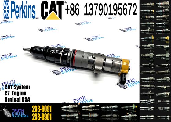 Fuel Injector 238-8091 2388091 for Ccaterpillar CAT C7 C9 Engine Excavator E324D E325D E329D Diesel Common Rail Injector Assy