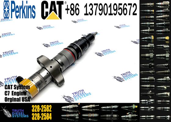 328-2582 295-1410 241-3400 236-0974 10R-4763 High Quality Common Rail Fuel Injector for C7 Excavator 324D 325D 328D LCR 1