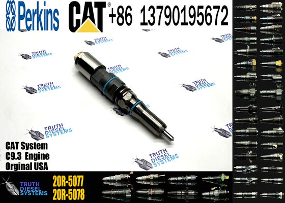 4563589 Fuel Injector 456-3589 20R-5077 for D6T LGP D7E Track Type Tractors 336E Excavator C9.3 Diesel Engine Injection Valve