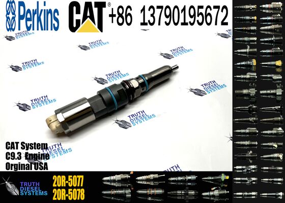 4563589 Fuel Injector 456-3589 20R-5077 for D6T LGP D7E Track Type Tractors 336E Excavator C9.3 Diesel Engine Injection Valve