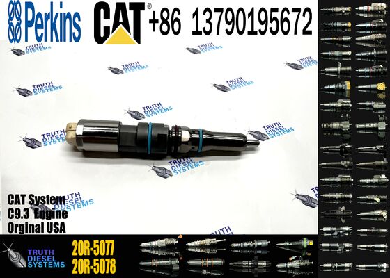 4563589 Fuel Injector 456-3589 20R-5077 for D6T LGP D7E Track Type Tractors 336E Excavator C9.3 Diesel Engine Injection Valve