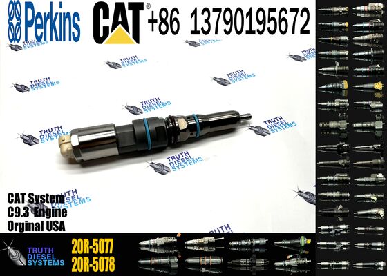 4563589 Fuel Injector 456-3589 20R-5077 for D6T LGP D7E Track Type Tractors 336E Excavator C9.3 Diesel Engine Injection Valve