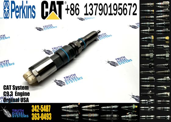 Best Selling Engineering Machinery System Accessories Diesel Fuel Injector 456-3493 342-5487 417-3013 363-0493 for CAT Engine