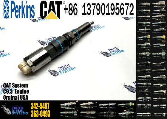 Best Selling Engineering Machinery System Accessories Diesel Fuel Injector 456-3493 342-5487 417-3013 363-0493 for CAT Engine