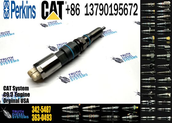 Best Selling Engineering Machinery System Accessories Diesel Fuel Injector 456-3493 342-5487 417-3013 363-0493 for CAT Engine