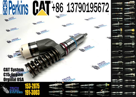 New BOTOP Diesel Fuel Injector Assembly 253-0615 for C15 Construction Machinery Engine (OE 153-2875 191-3003)