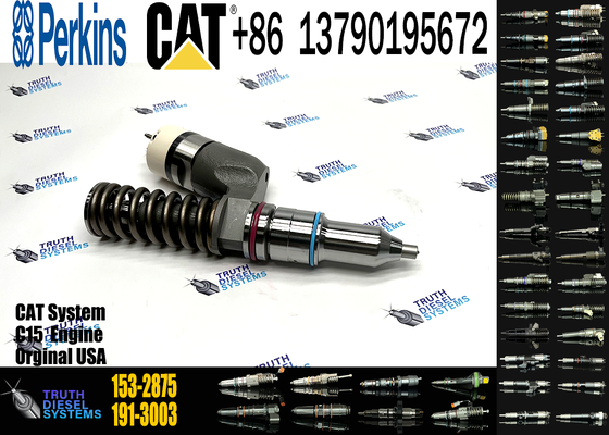 New BOTOP Diesel Fuel Injector Assembly 253-0615 for C15 Construction Machinery Engine (OE 153-2875 191-3003)