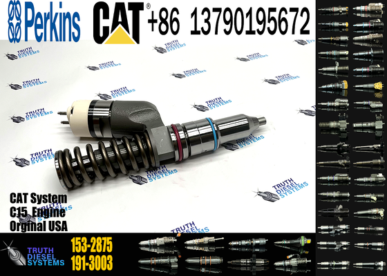 New BOTOP Diesel Fuel Injector Assembly 253-0615 for C15 Construction Machinery Engine (OE 153-2875 191-3003)