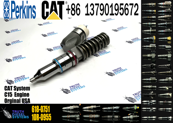 Common Rail Injector 30R-0004 618-0751 for C15 C27 C32 C27 Engine/Tractor D10N D10T D10T2 Loader 990H 990K 6-Month