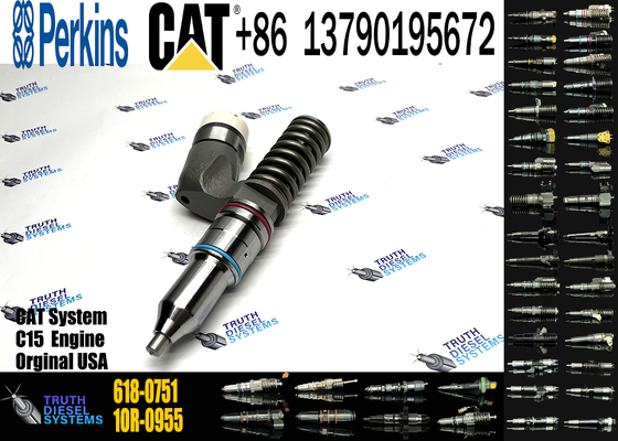 Common Rail Injector 30R-0004 618-0751 for C15 C27 C32 C27 Engine/Tractor D10N D10T D10T2 Loader 990H 990K 6-Month
