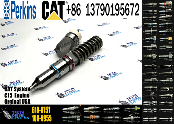 Common Rail Injector 30R-0004 618-0751 for C15 C27 C32 C27 Engine/Tractor D10N D10T D10T2 Loader 990H 990K 6-Month