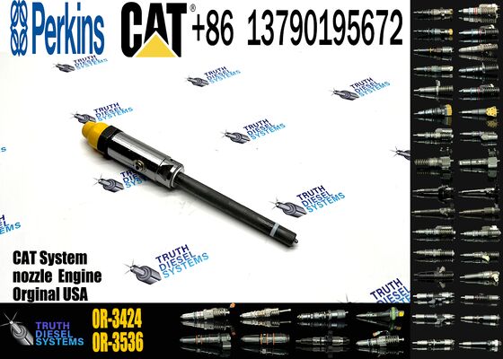 3406C 3406B Engine Parts Fuel Injector Pencil Fuel Diesel Injector 4W7032 0R1747 0R-3424 Compatible with Ccaterpillar Excavator
