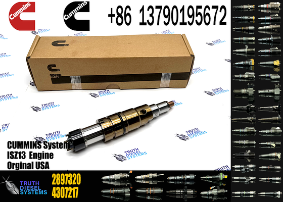 New OEM Common Rail Fuel Injector ISX15 Parts 4384363 2897320 for 14.0L Truck Engine (1983-2004) ISO9001 Certified