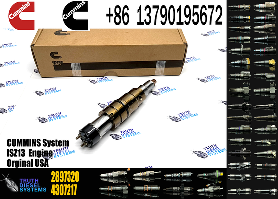 New OEM Common Rail Fuel Injector ISX15 Parts 4384363 2897320 for 14.0L Truck Engine (1983-2004) ISO9001 Certified
