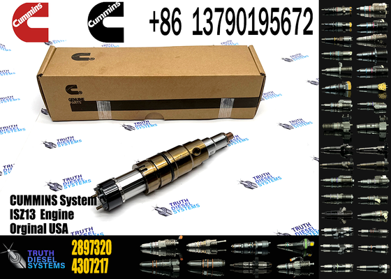 New OEM Common Rail Fuel Injector ISX15 Parts 4384363 2897320 for 14.0L Truck Engine (1983-2004) ISO9001 Certified