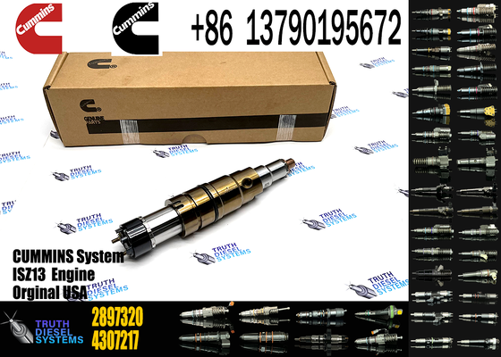 New OEM Common Rail Fuel Injector ISX15 Parts 4384363 2897320 for 14.0L Truck Engine (1983-2004) ISO9001 Certified