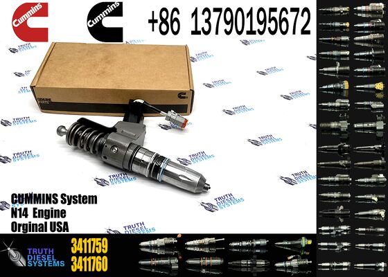 High Quality and Durable Engine Assembly Components Fuel Injector 3411759 3411762 3411845 4026222 for Ccummins N14 Engine
