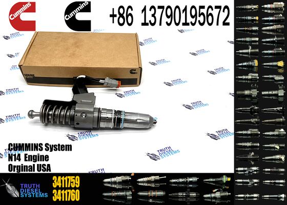 High Quality and Durable Engine Assembly Components Fuel Injector 3411759 3411762 3411845 4026222 for Ccummins N14 Engine