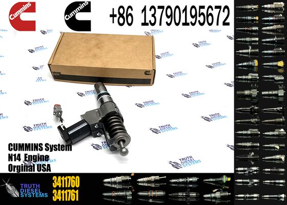 Common Rail Injectors 3411761, 3411760, 3411763, 3411765 Suitable for Ccummins N14 QSNT-C235 and Shantui SD22 Bulldozers