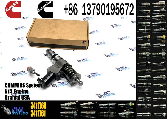 Common Rail Injectors 3411761, 3411760, 3411763, 3411765 Suitable for Ccummins N14 QSNT-C235 and Shantui SD22 Bulldozers