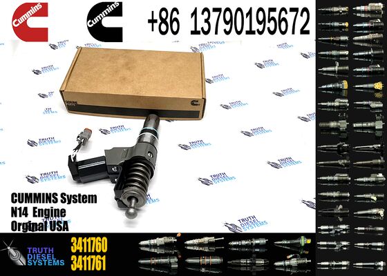 Common Rail Injectors 3411761, 3411760, 3411763, 3411765 Suitable for Ccummins N14 QSNT-C235 and Shantui SD22 Bulldozers