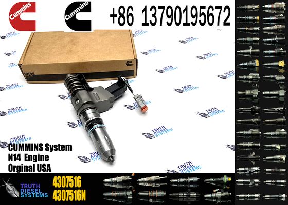 Diesel Fuel Injectors 4307516, 4384360, Suitable for Ccummins QSM11, ISM11, N14 Engines and Shantui SD22 Bulldozer Vehicle Parts