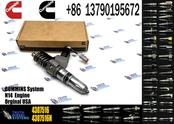 Diesel Fuel Injectors 4307516, 4384360, Suitable for Ccummins QSM11, ISM11, N14 Engines and Shantui SD22 Bulldozer Vehicle Parts