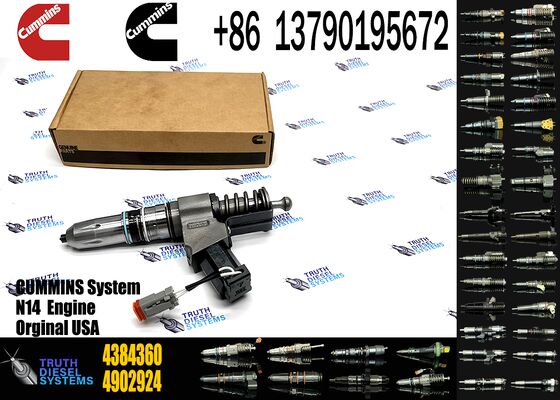 Common Rail Fuel Injector 4384360 4902924 6087807 3073995F 3080931F 3081315F for Sprayer Excavator N14 Injector Truck Auto parts