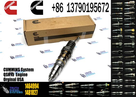 High Quality Construction Machinery Parts Common Rail Fuel Injector 1464994 4088725 for Cum-mins QXS15 ISX15 Sca-nia HPI Engine