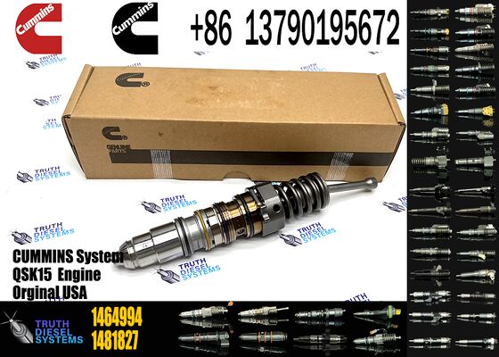 High Quality Construction Machinery Parts Common Rail Fuel Injector 1464994 4088725 for Cum-mins QXS15 ISX15 Sca-nia HPI Engine