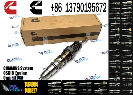 High Quality Construction Machinery Parts Common Rail Fuel Injector 1464994 4088725 for Cum-mins QXS15 ISX15 Sca-nia HPI Engine