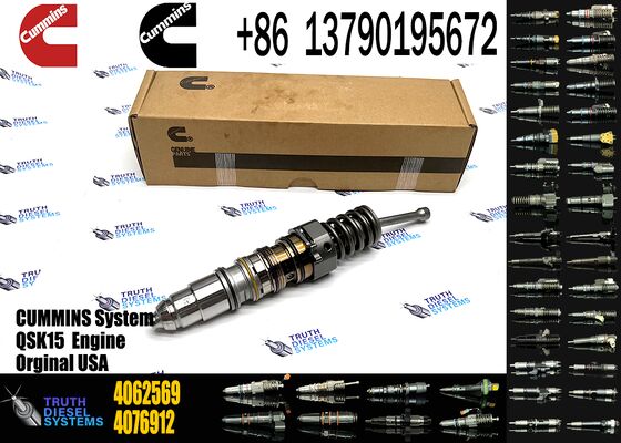 Construction Mechanical Diesel Engine Common Rail Fuel Injector 4954434 4062569 for Ccummins X15 ISX QSX Engine